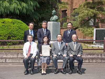 附属新素材共同研究開発センター 第10回共同利用研究課題最優秀賞表彰式